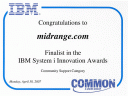 System i Innovation Finalist